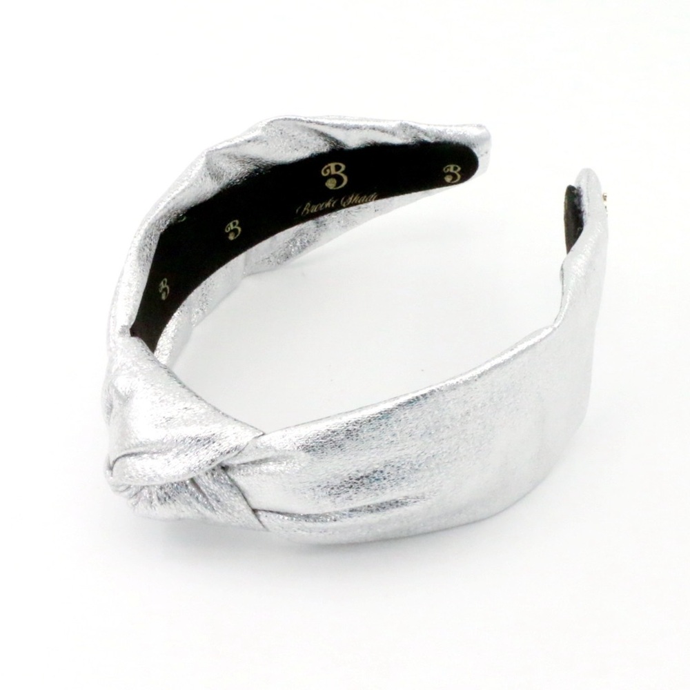 138. The Brooke Shade Metallic New Years Silver Low Knot